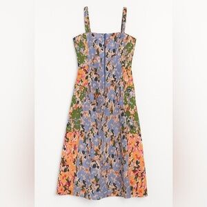 Tanya Taylor sleeveless floral multicolor midi dress